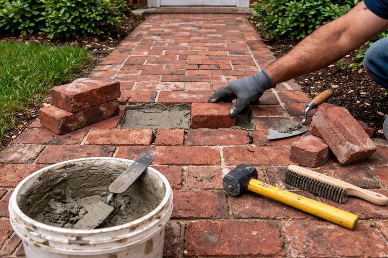 Brick Driveway Repair in Bastrop, TX