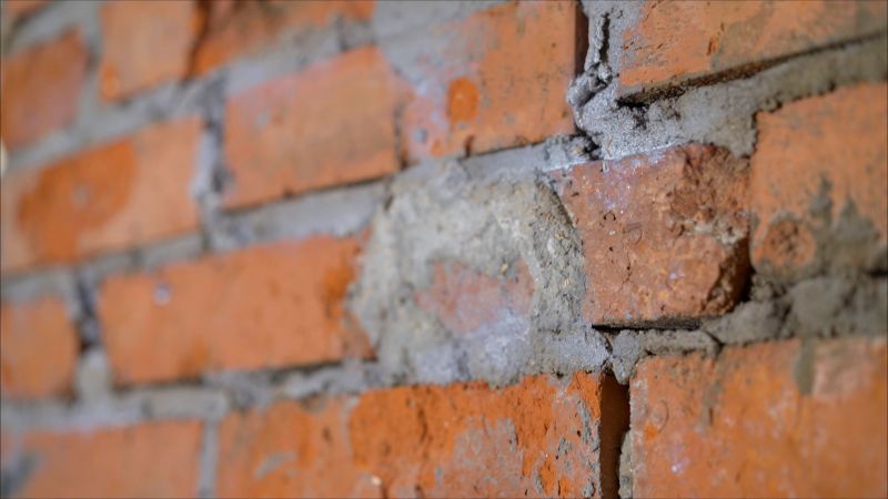 Brick Fence Repair in Bastrop, TX