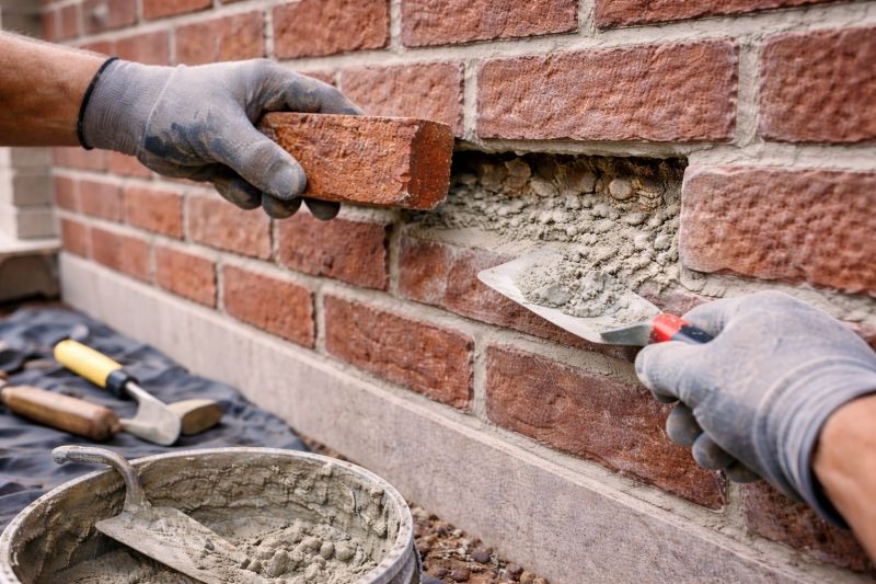 Brick Repair in Dime Box, TX