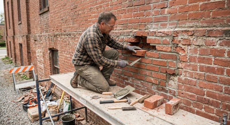 Brick Repair in Manor, TX