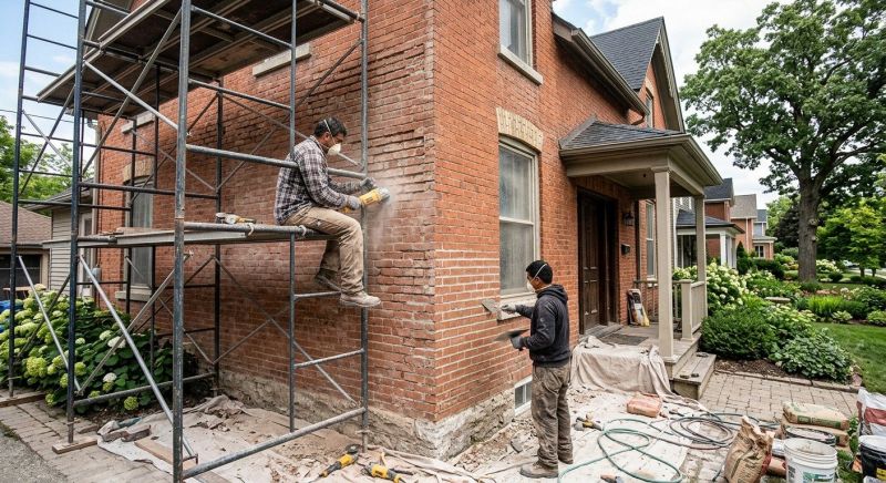 Brick Restoration in Dime Box, TX
