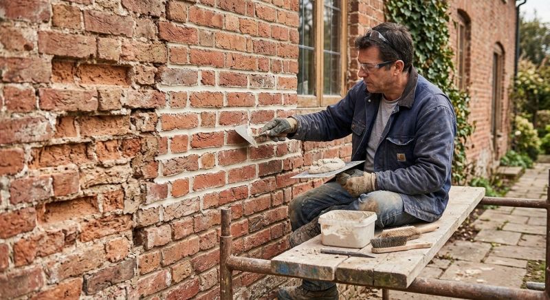 Brick Stairs Repair in Bastrop, TX