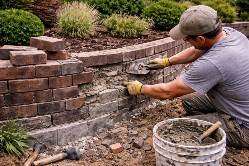 Brick Wall Repair in Bastrop County, TX