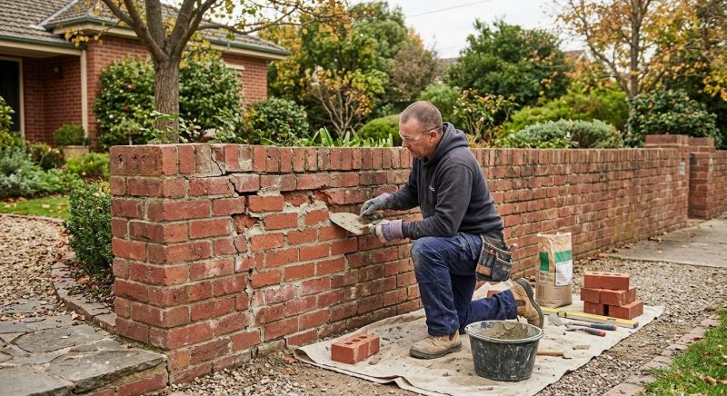Brick Wall Repair in Bastrop County, TX