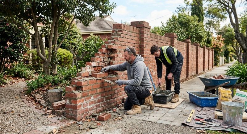 Brick Wall Repair in Del Valle, TX