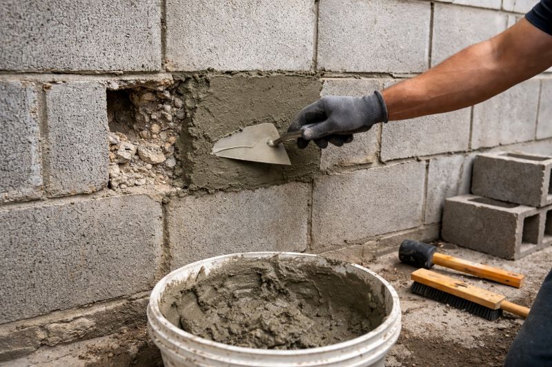 Cement Block Repair in Bastrop, TX