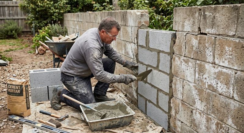 Cement Block Repair in Bastrop, TX