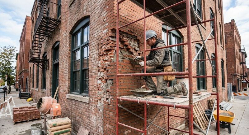 Commercial Brick Repair in Bastrop, TX
