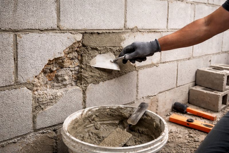 Concrete Block Repair in Cedar Creek, TX