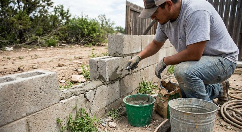 Concrete Block Repair in Del Valle, TX