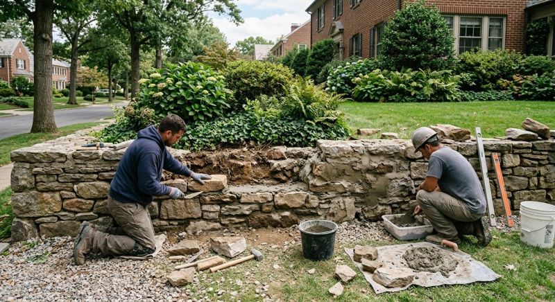 Retaining Wall Repair in Del Valle, TX