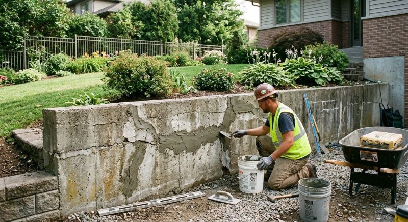 Retaining Wall Repair in Lexington, TX