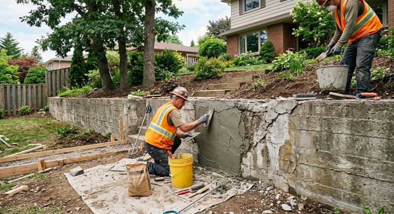 Retaining Wall Repair in Bastrop, TX