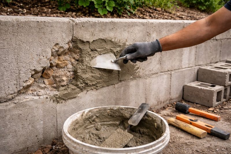 Retaining Wall Repair in Bastrop, TX