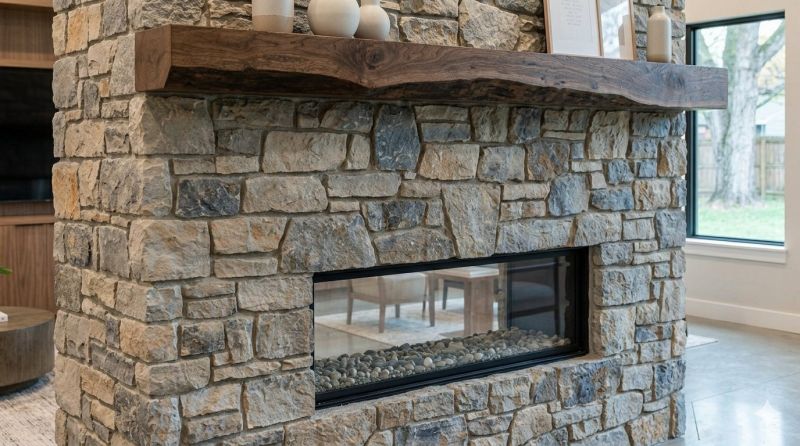 Stone Chimney Installation in Cedar Creek, TX