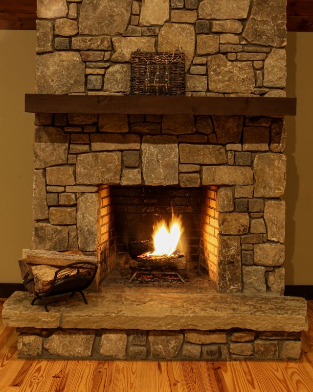 Stone Chimney Installation in Dime Box, TX