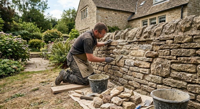 Stone Masonry Repair in Dime Box, TX