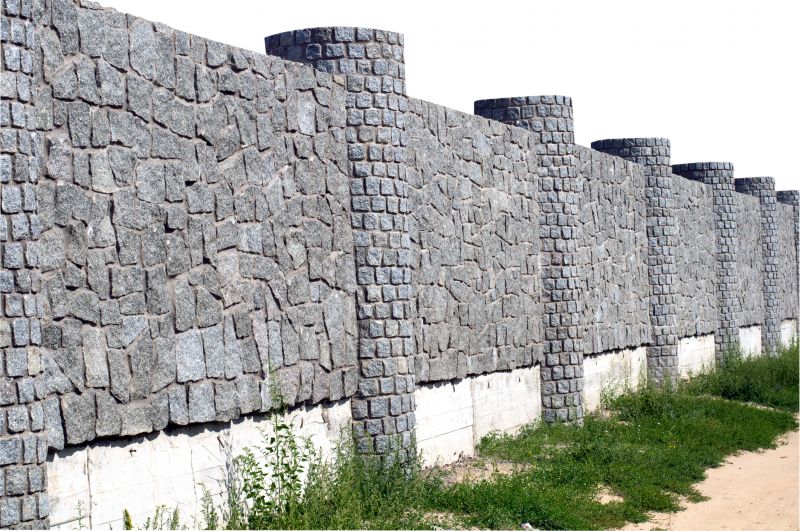 Stone Wall Repair in Cedar Creek, TX